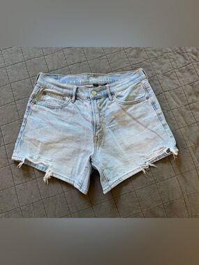 American Eagle Outfitters Light Wash Denim Cutoff Shorts
